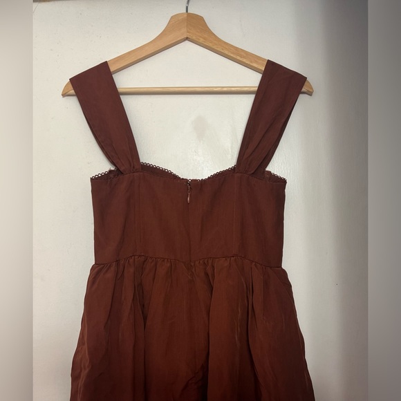 We Wore What - Corset Tiered Mini Dress - Picture 2 of 4